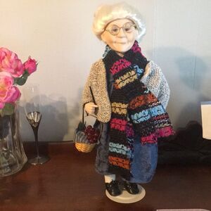 Cathay Collection Porcelain  Grandma Doll